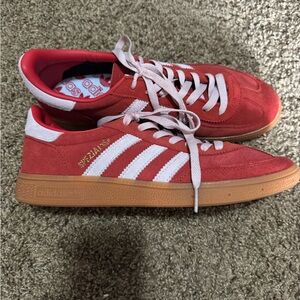Adidas handball spezial red and pink tennis shoe